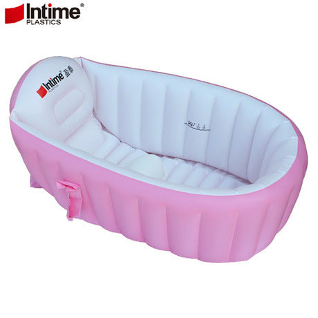 Inflatable Foldable Baby Bathtub - Newborn Bath Tub for Home Use