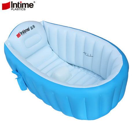 Inflatable Foldable Baby Bathtub - Newborn Bath Tub for Home Use