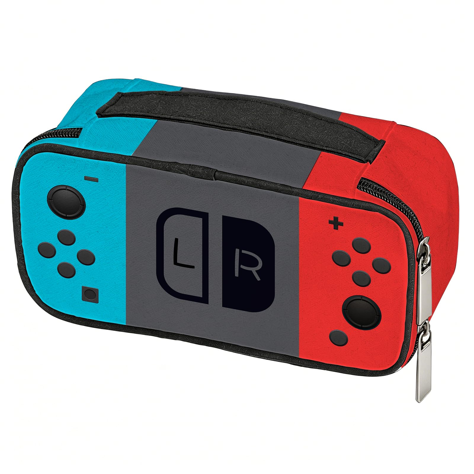 Video Game Pencil Case for Boys, Large Capacity Pencil Pouch with Zipper & Portable Handle, Stationery Pencils Box for Kids Teens Boys Girls School Supplies, Back to School Gifts for Game Lover
