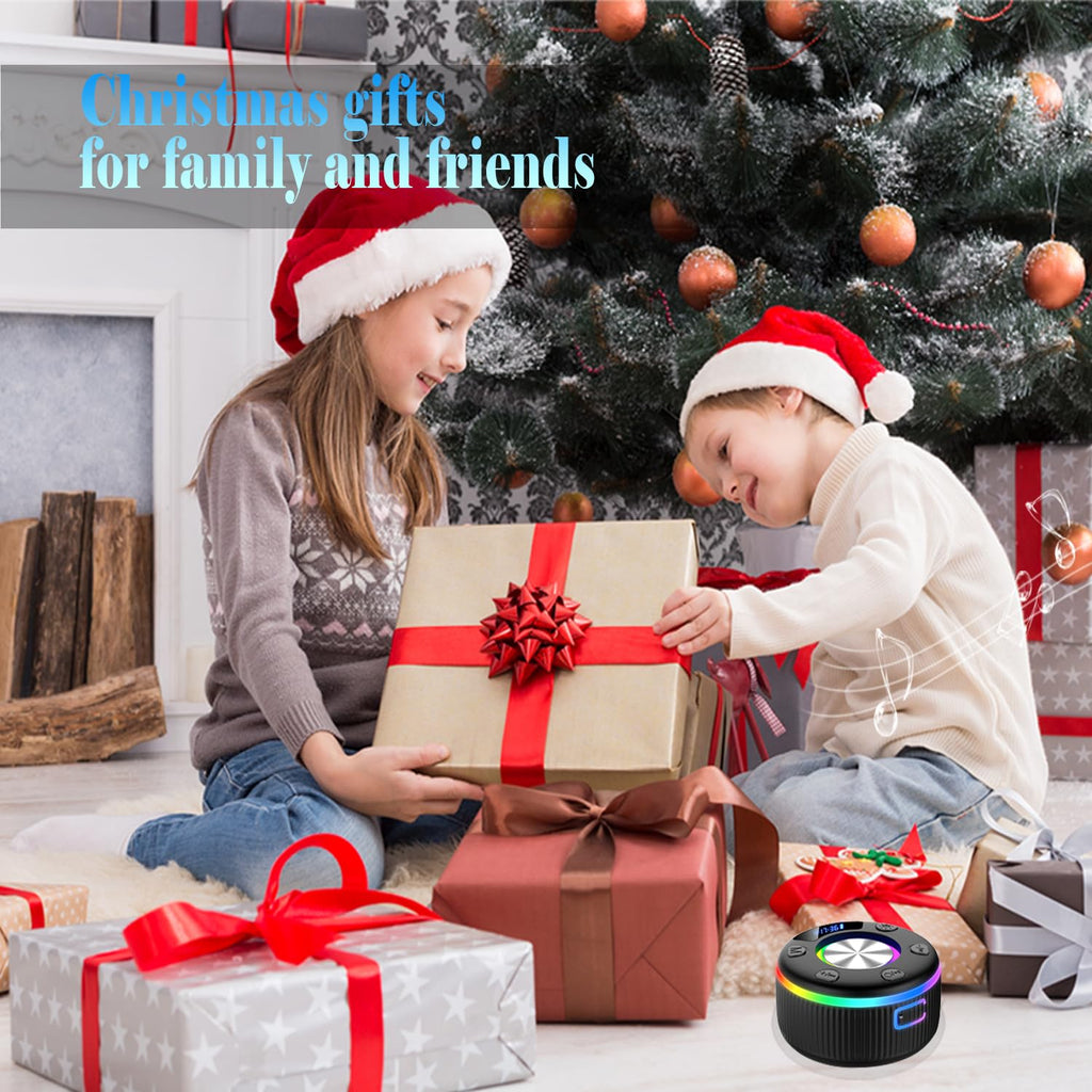 Shower Bluetooth Speaker, Portable Bluetooth 5.3 Shower Speaker Wireless, IP7 Waterproof Mini Speaker with RGB Lights, Suction Cup, Stereo Bass, for Bathroom Party Travel, Gift