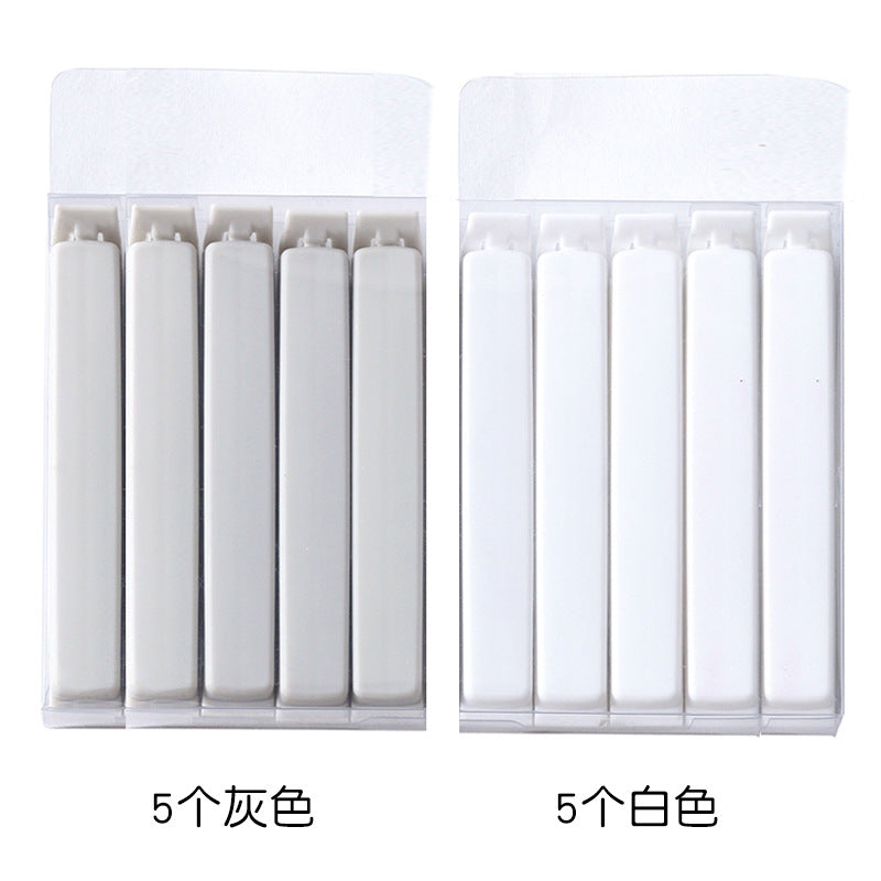TZ2160 food fresh-keeping sealing clip plastic bag clip snack bag sealer 5 pieces sealing clip