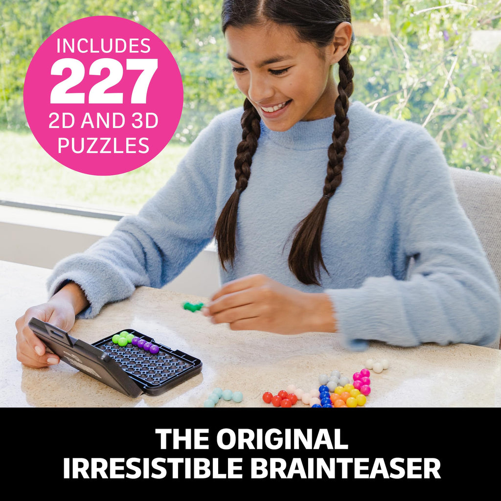 Educational Insights Kanoodle - Original 3D Brain Teaser Puzzle, Mind Challenge Toys for Single Player, Handheld Travel Games, Challenging Logic Puzzles and Gifts for Kids, Teens & Adults Ages 7+