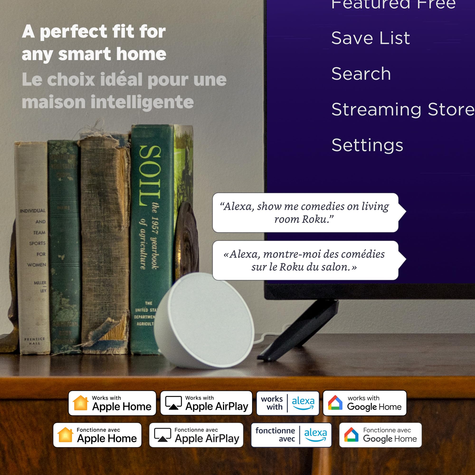 Roku® Streaming Stick™ 2025 - HD Roku Streaming Device for TV with Voice Remote - Free & Live TV