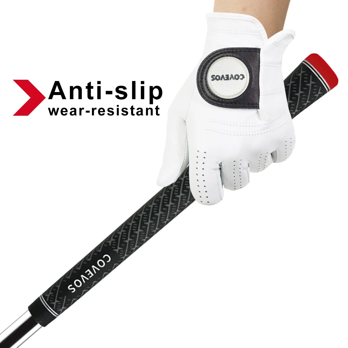 Golf Grip - Textured Surface Design, Non-Slip and Wear-Resistant, Suitable for All-Weather Use, Unisex
