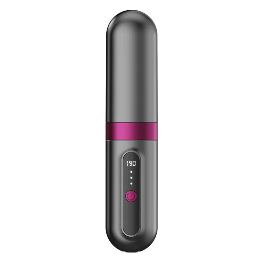 Portable Cordless Ceramic Hair Straightener Brush – Electric Heated Styling Brush