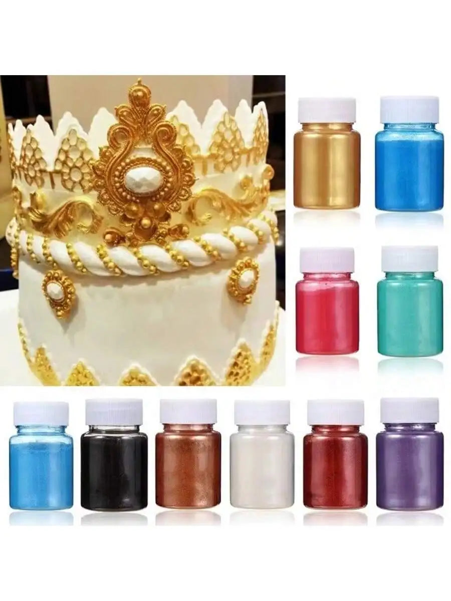 15gGold Powder Mousse Cake Macaron Chocolate only for Decoration Glitter PowderPearl Powder BakingHalloween Christmas