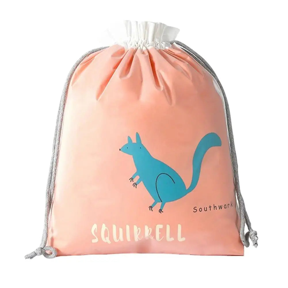 Waterproof Travel Laundry Bag Wet Dry Organizer Pouch with Zipper Hanging Strap Portable Storage Bag