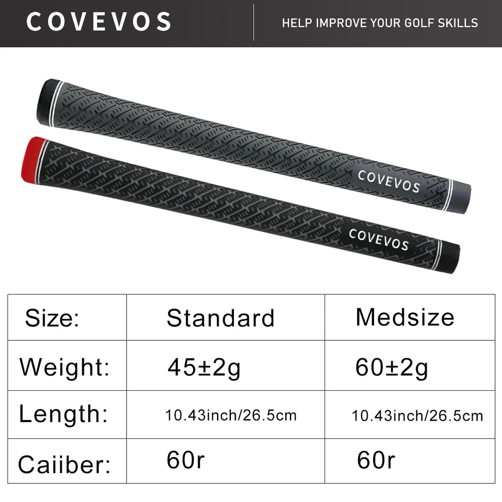 Golf Grip - Textured Surface Design, Non-Slip and Wear-Resistant, Suitable for All-Weather Use, Unisex