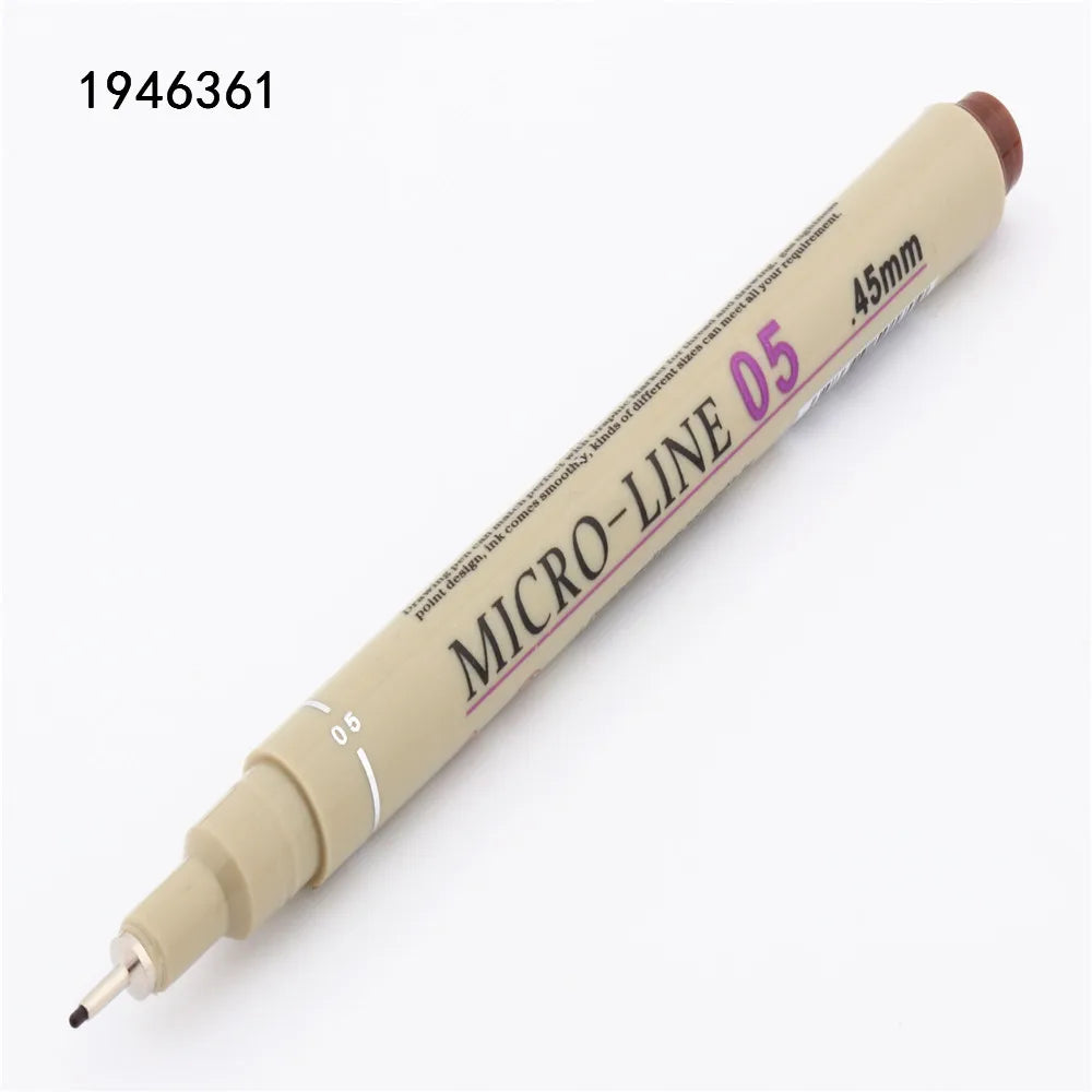 High quality 05 Colors  ink pen Student school Office drawing  Micro line fine pens Sketch Manga Art Markers pen