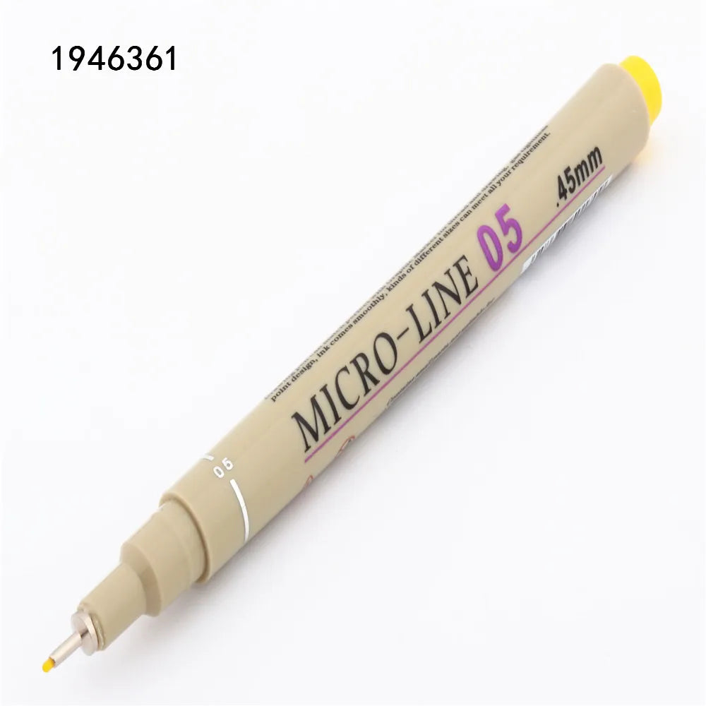 High quality 05 Colors  ink pen Student school Office drawing  Micro line fine pens Sketch Manga Art Markers pen