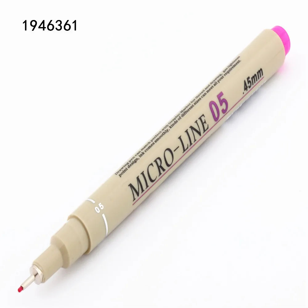 High quality 05 Colors  ink pen Student school Office drawing  Micro line fine pens Sketch Manga Art Markers pen