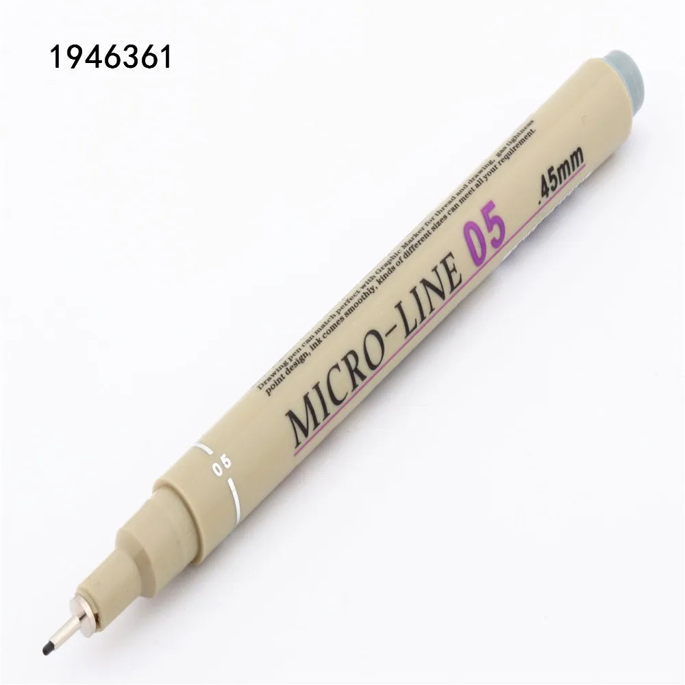 High quality 05 Colors  ink pen Student school Office drawing  Micro line fine pens Sketch Manga Art Markers pen