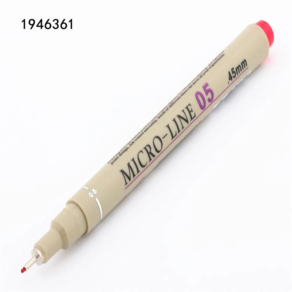 High quality 05 Colors  ink pen Student school Office drawing  Micro line fine pens Sketch Manga Art Markers pen