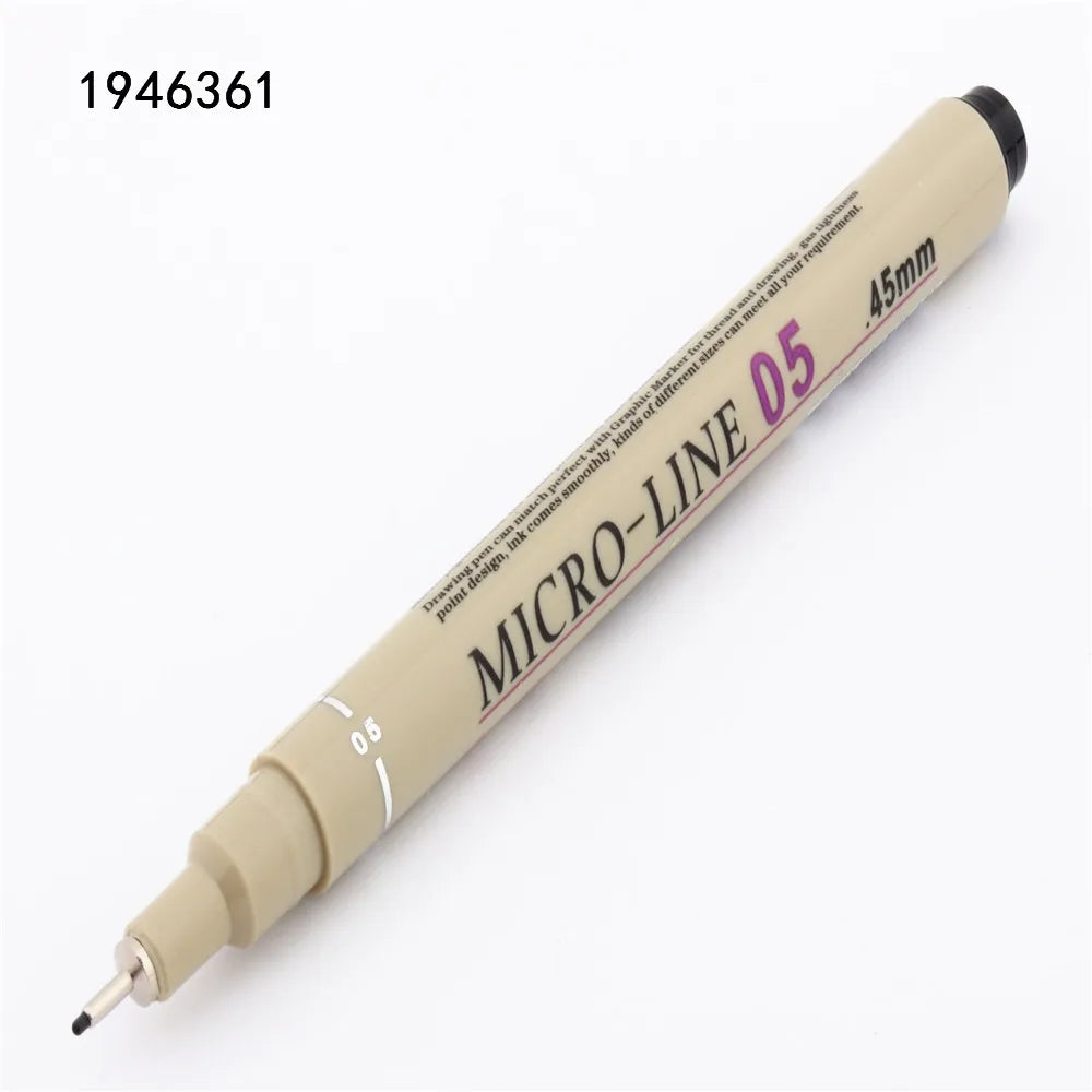 High quality 05 Colors  ink pen Student school Office drawing  Micro line fine pens Sketch Manga Art Markers pen