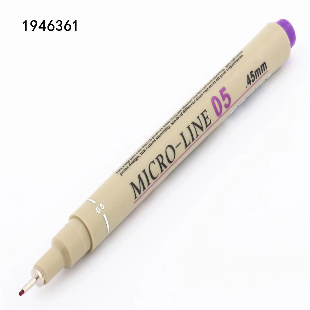 High quality 05 Colors  ink pen Student school Office drawing  Micro line fine pens Sketch Manga Art Markers pen