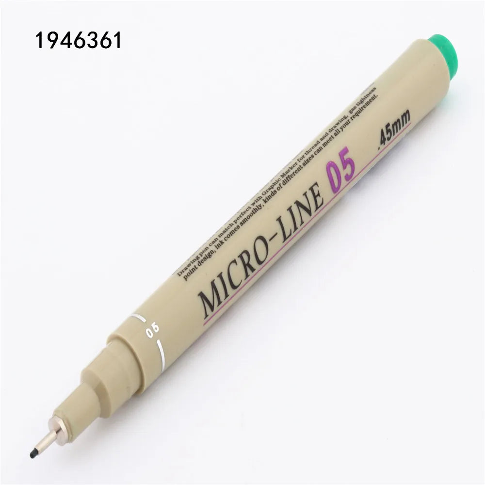 High quality 05 Colors  ink pen Student school Office drawing  Micro line fine pens Sketch Manga Art Markers pen