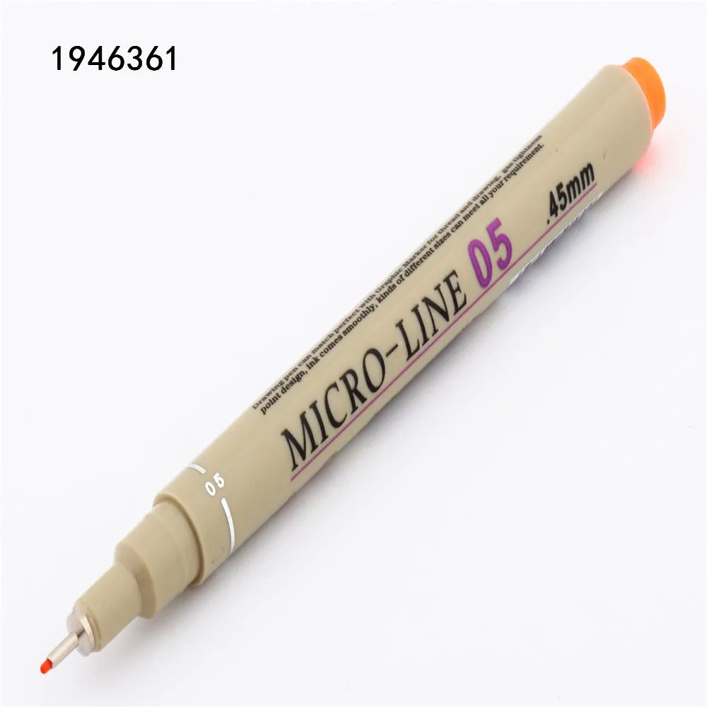 High quality 05 Colors  ink pen Student school Office drawing  Micro line fine pens Sketch Manga Art Markers pen
