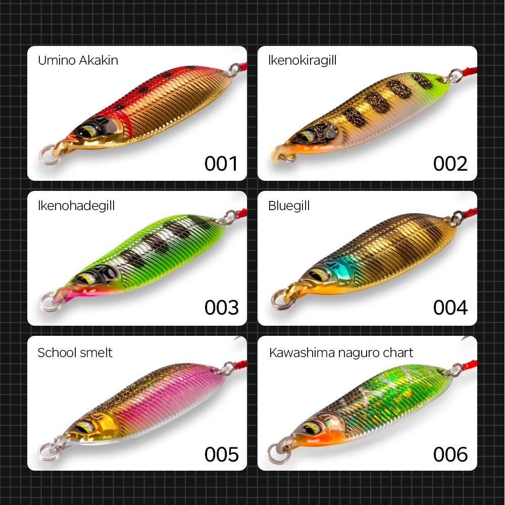 Hunthouse 2.1/3.4/4.9g Sinking Spoon Fishing Lure Trout Lure Small Metal Bait Rolling Spoons For Fishing Bass Trout Fish Tackle