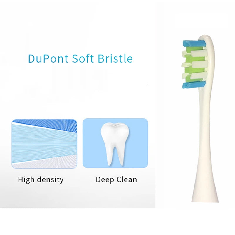 Oclean Electric Toothbrush Replacement Brush Heads – Soft Bristles for X, X Pro & Z1