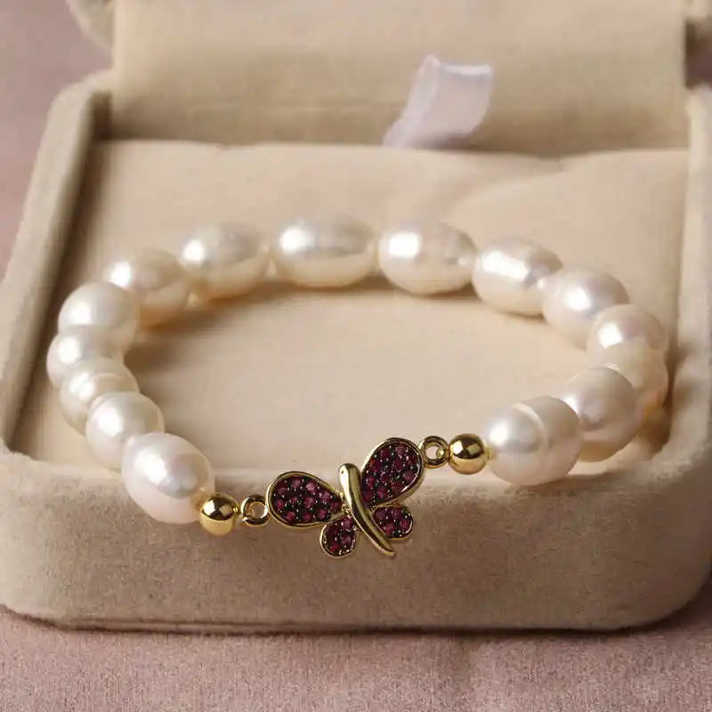 Natural Freshwater Pearl Hamsa Hand Turkish Blue Evil Eye Bracelets Bangle With Cubic Zirconium For Women Charms Jewelry Making