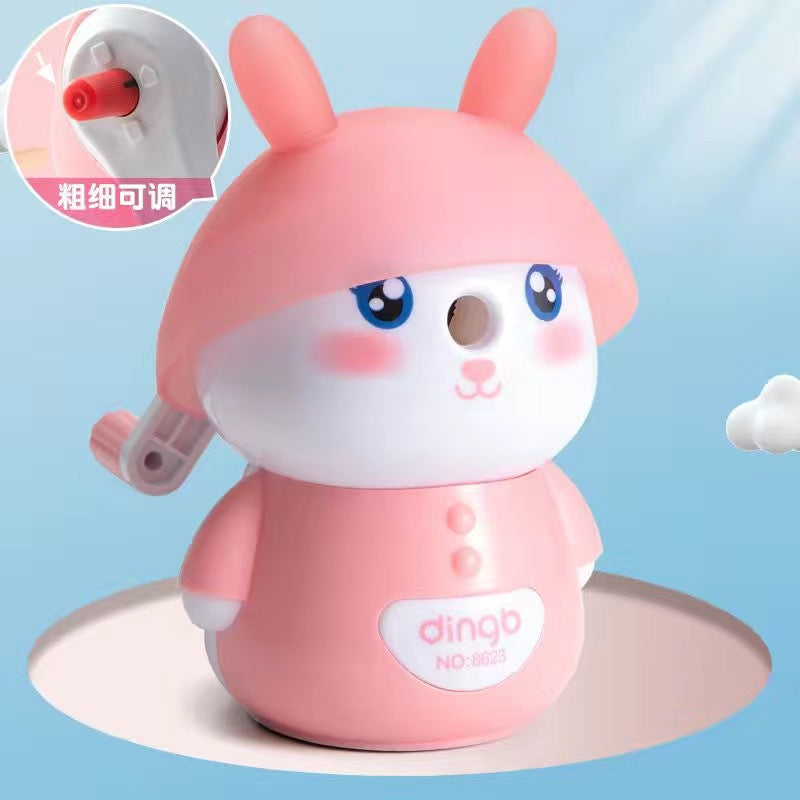 Dingbang cartoon pencil sharpener roll pen hand-cranked primary school children's kindergarten automatic Pen pencil sharpener machine