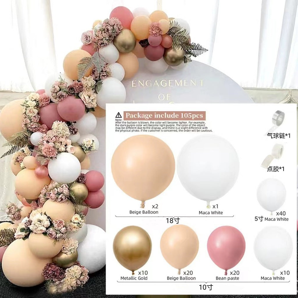 Pink Balloon Arch Garland Set - Birthday & Wedding Party Decoration Kit