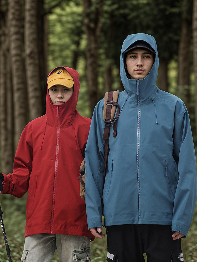 New Bird Home Outdoor Mountaineering Hard Shell Jacket Men's Three-proof Fabric Fashion Trendy Multi-color Optional Couple Jacket