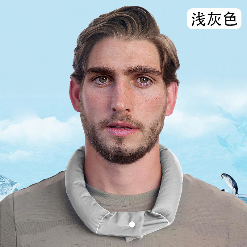 Snap Ice Scarf, Ice Cooling Scarf, Cooling Scarf, Cool Cooling Ice Scarf, Ice Cross-Border Scarf, Amazon Cool Silk Scarf