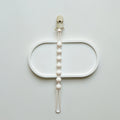 Ins Infant Silicone Pacifier Chain Portable Belt Clip Anti-loss Silicone Chain Baby Packing Gum Lanyard