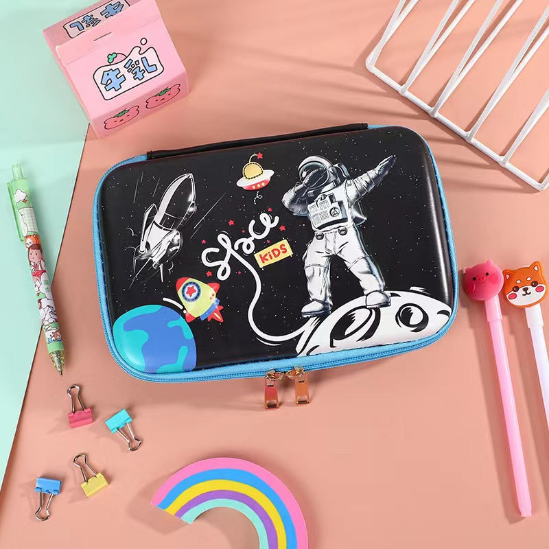 Eva Pencil Box 3D Stereo Large-Capacity Kidsren's Pencil Bag Multi-Functional Student Stationery Popular Pencil Box Waterproof