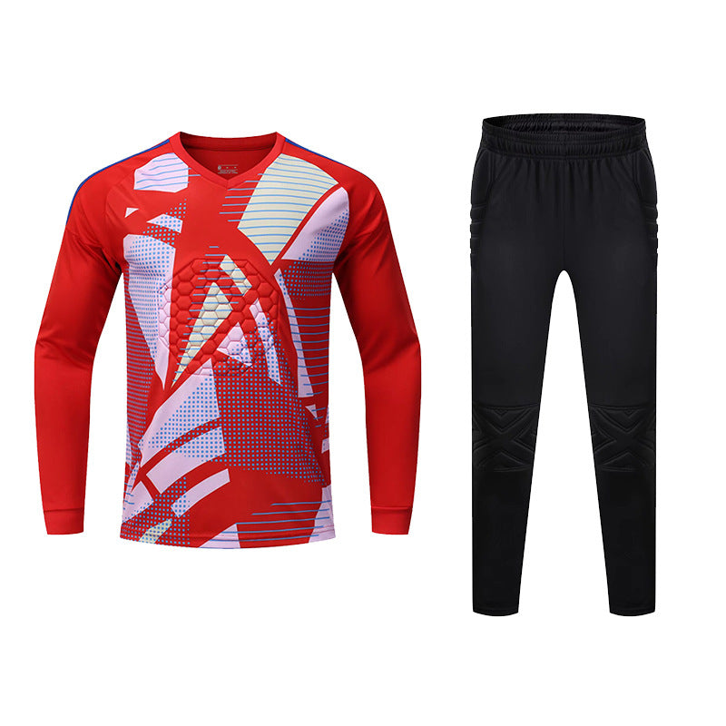 Camouflage Football Goalkeeper Uniform - Men's & Women's Game Jersey Set