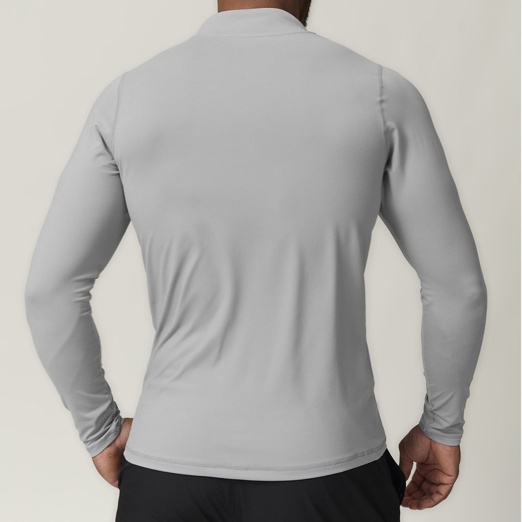 Men's Quick-Dry Long Sleeve Sports T-Shirt - Running Fitness Casual Top