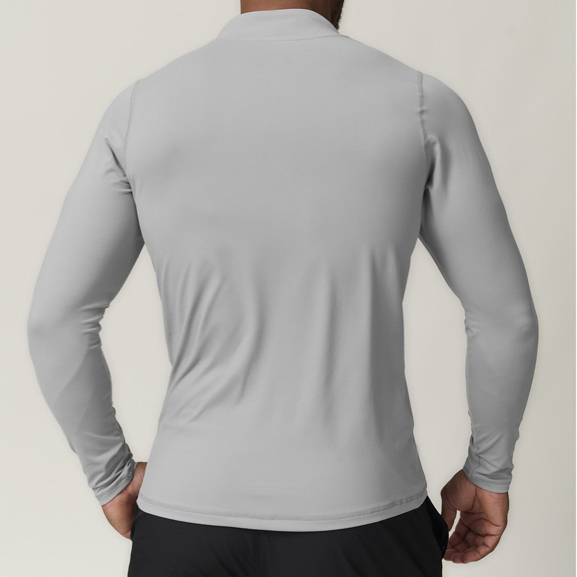 Men's Quick-Dry Long Sleeve Sports T-Shirt - Running Fitness Casual Top