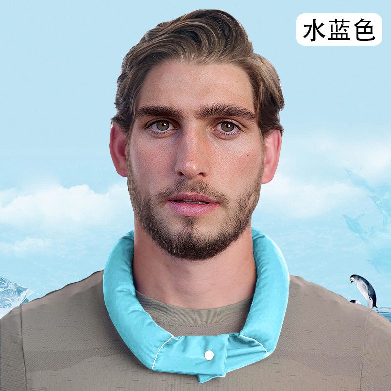 Snap Ice Scarf, Ice Cooling Scarf, Cooling Scarf, Cool Cooling Ice Scarf, Ice Cross-Border Scarf, Amazon Cool Silk Scarf