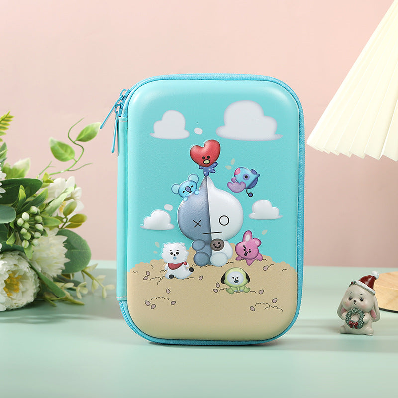 Eva Pencil Box 3D Stereo Large-Capacity Kidsren's Pencil Bag Multi-Functional Student Stationery Popular Pencil Box Waterproof