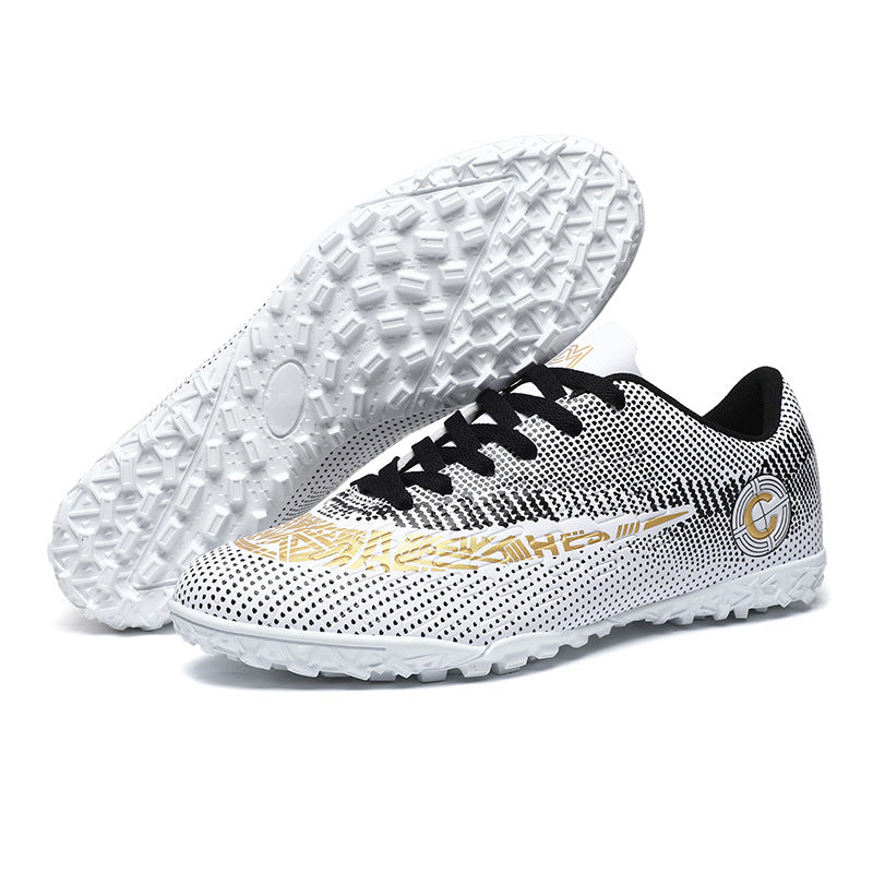 Low-Top Football Shoes - Long Broken Spike Training Shoes for Youth & Kids