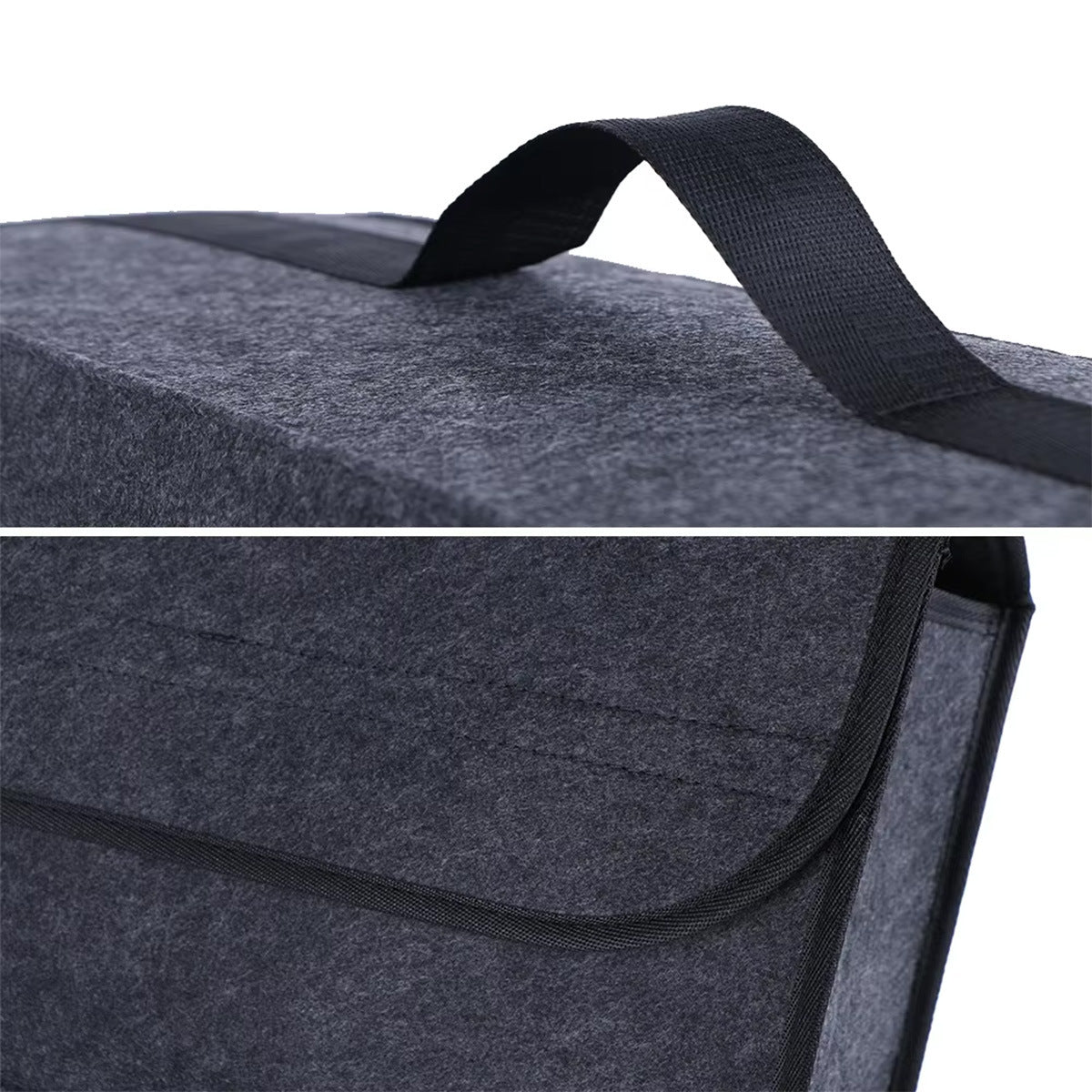 Foldable Car Trunk Storage Bag - Multi-Compartment Organizer Box
