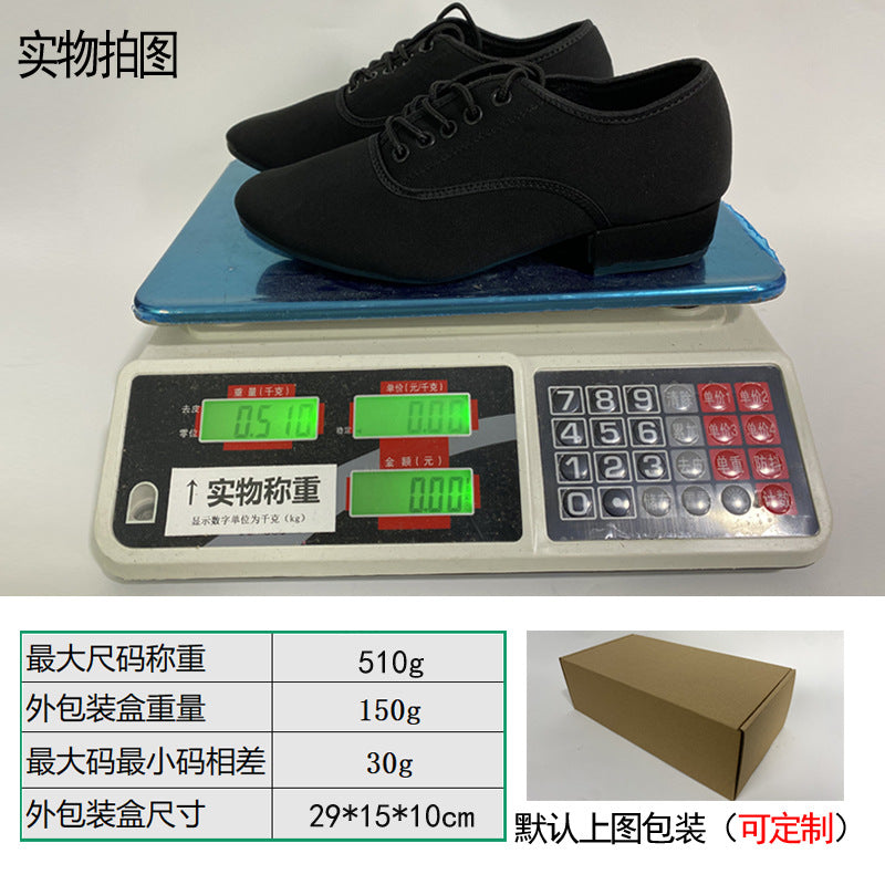 Oxford Cloth Latin Dance Shoes Men's Square Dance Shoes Adult Modern Dance Shoes Soft Bottom Social Dance Shoes Dance Shoes 2025