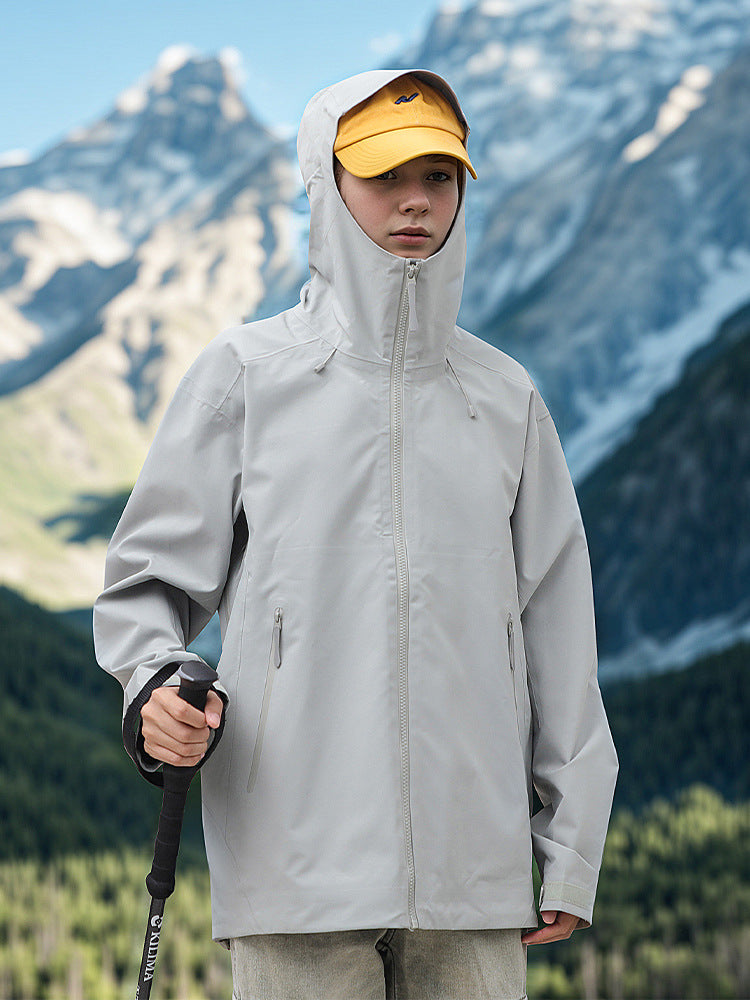 New Bird Home Outdoor Mountaineering Hard Shell Jacket Men's Three-proof Fabric Fashion Trendy Multi-color Optional Couple Jacket