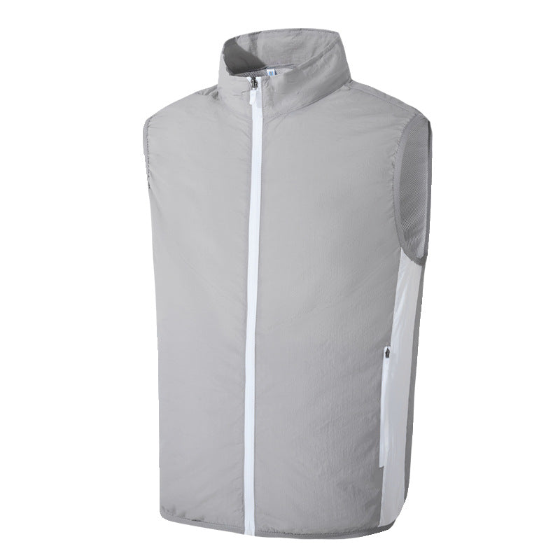 Summer Outdoor Men's Intelligent Air-conditioning Clothing Site Cooling and Cooling Clothing Men's and Women's Breathable Sleeveless Explosive Lightweight Jacket