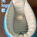 Inflatable Foldable Baby Bathtub - Newborn Bath Tub for Home Use