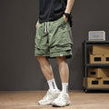 Outdoor Functional Waterproof Quick-Drying Work Shorts Men's Summer Cool Retro Fake Two-Piece Mountain Casual Pants