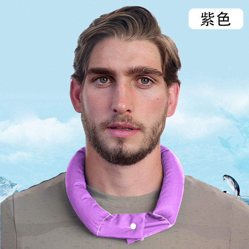 Snap Ice Scarf, Ice Cooling Scarf, Cooling Scarf, Cool Cooling Ice Scarf, Ice Cross-Border Scarf, Amazon Cool Silk Scarf