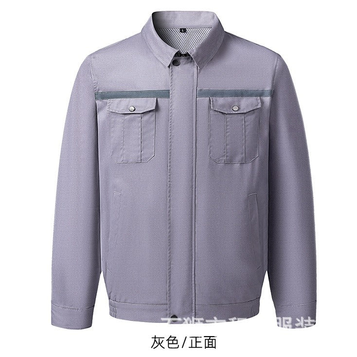 Summer fan clothes pure cotton air conditioning clothes men's and women's cooling work clothes summer welder camouflage construction site refrigeration work clothes