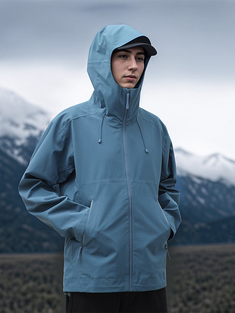 New Bird Home Outdoor Mountaineering Hard Shell Jacket Men's Three-proof Fabric Fashion Trendy Multi-color Optional Couple Jacket