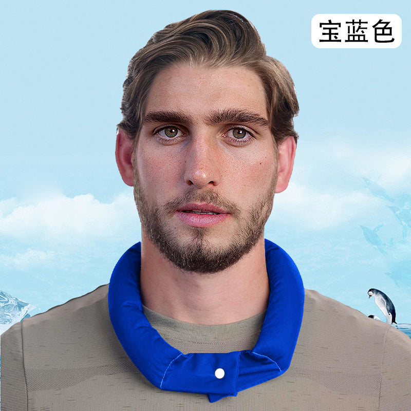 Snap Ice Scarf, Ice Cooling Scarf, Cooling Scarf, Cool Cooling Ice Scarf, Ice Cross-Border Scarf, Amazon Cool Silk Scarf