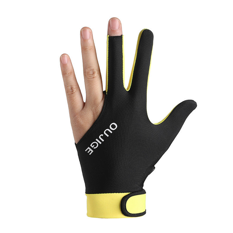Billiards Gloves, Snooker Table Tennis Gloves, Breathable, Quick-Drying, Wear-Resistant, Comfortable, Non-Slip, Fingerless, Lightweight, Xinji Sun Protection Gloves