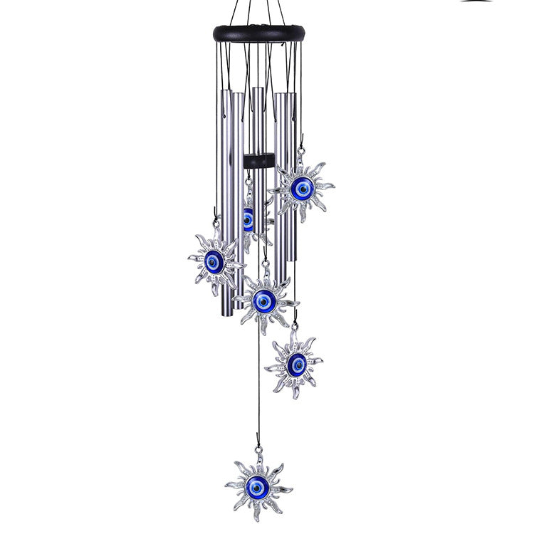 Devil's Eye Aluminum Wind Bell - Indoor & Garden Metal Wind Chime Decoration