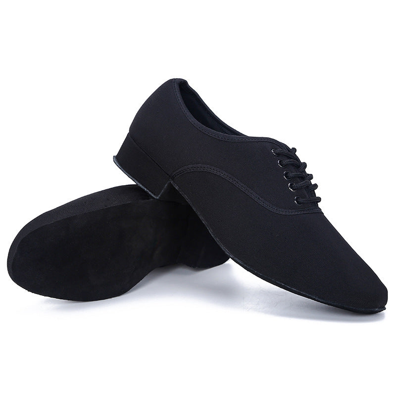 Oxford Cloth Latin Dance Shoes Men's Square Dance Shoes Adult Modern Dance Shoes Soft Bottom Social Dance Shoes Dance Shoes 2025