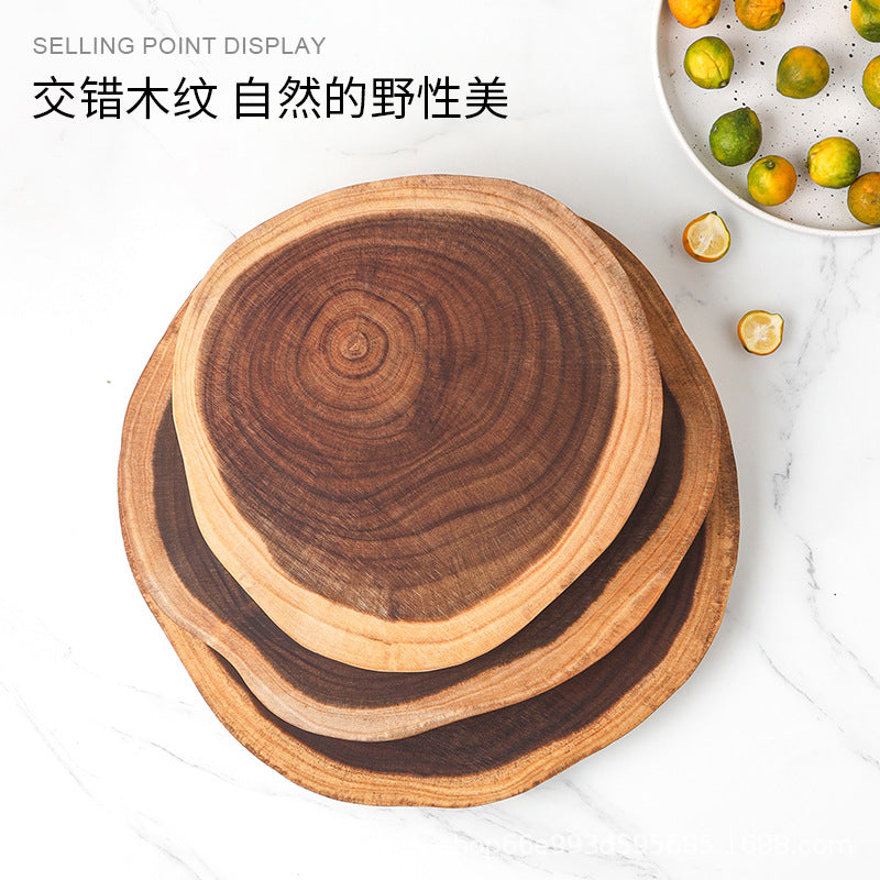 Creative Simple Solid Wood Cutting Board Natural Acacia Cutting Board Cutting Board Cutting Board Fruit Cutting Board Original Cutting Board